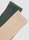 3-pack of multicolour long socks in stretch organic cotton_1