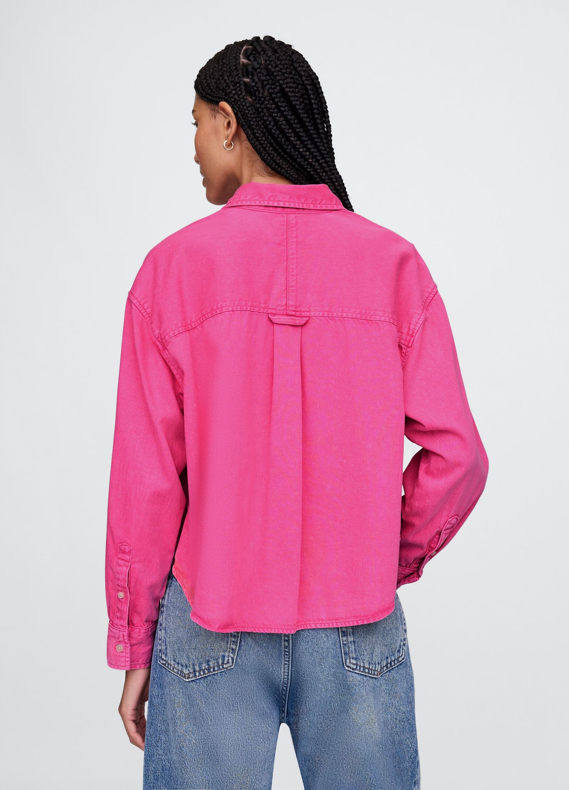 Pink Oversize Shirt