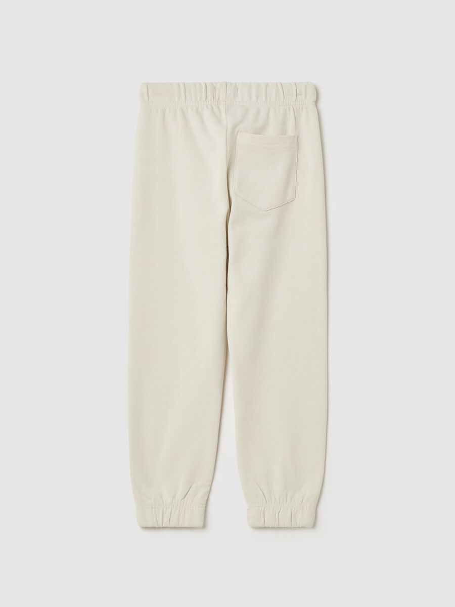 Joggers with drawstring and elasticated trims_1