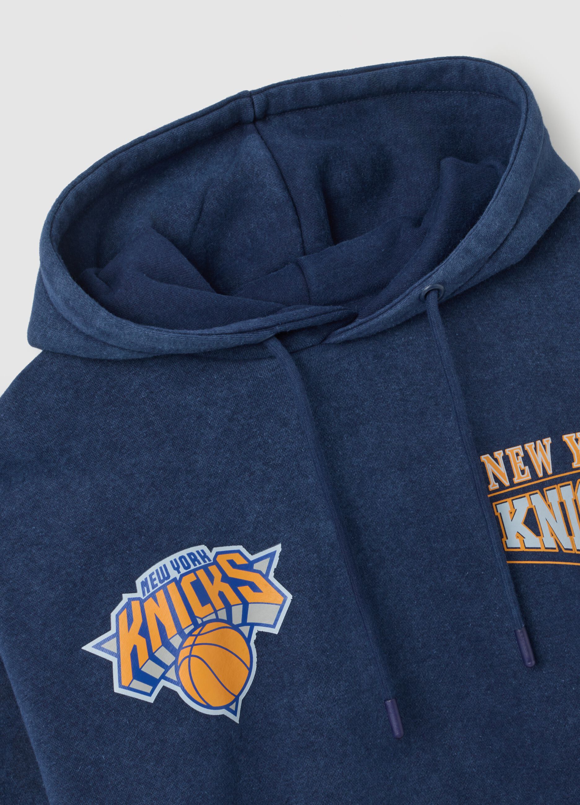 Blue Cotton Blend New York Knicks Sweatshirt