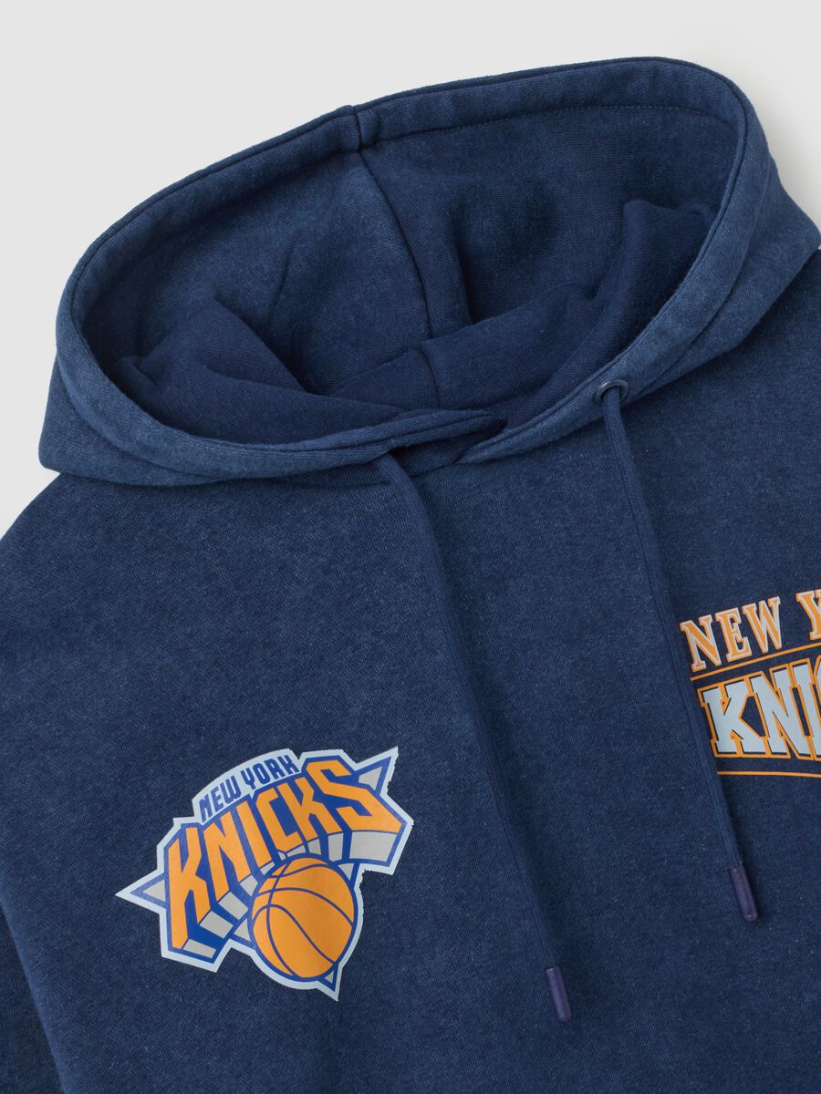 Blue Cotton Blend New York Knicks Sweatshirt_1