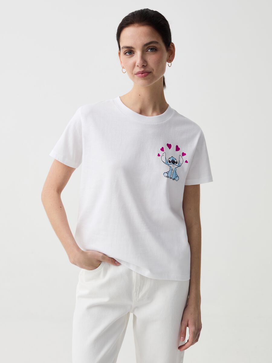 T-shirt with Stitch print_0