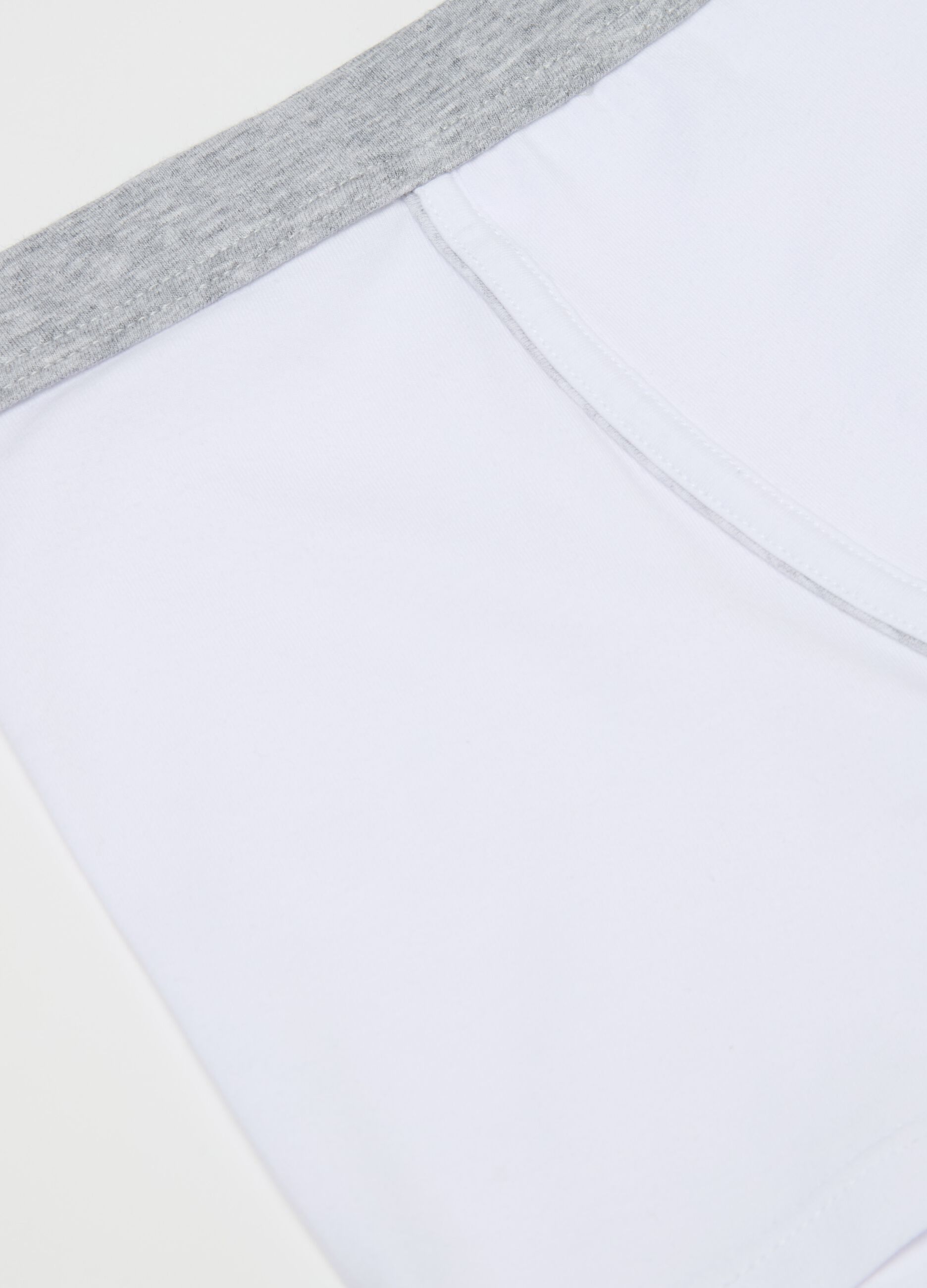 Boxer midi in cotone stretch 