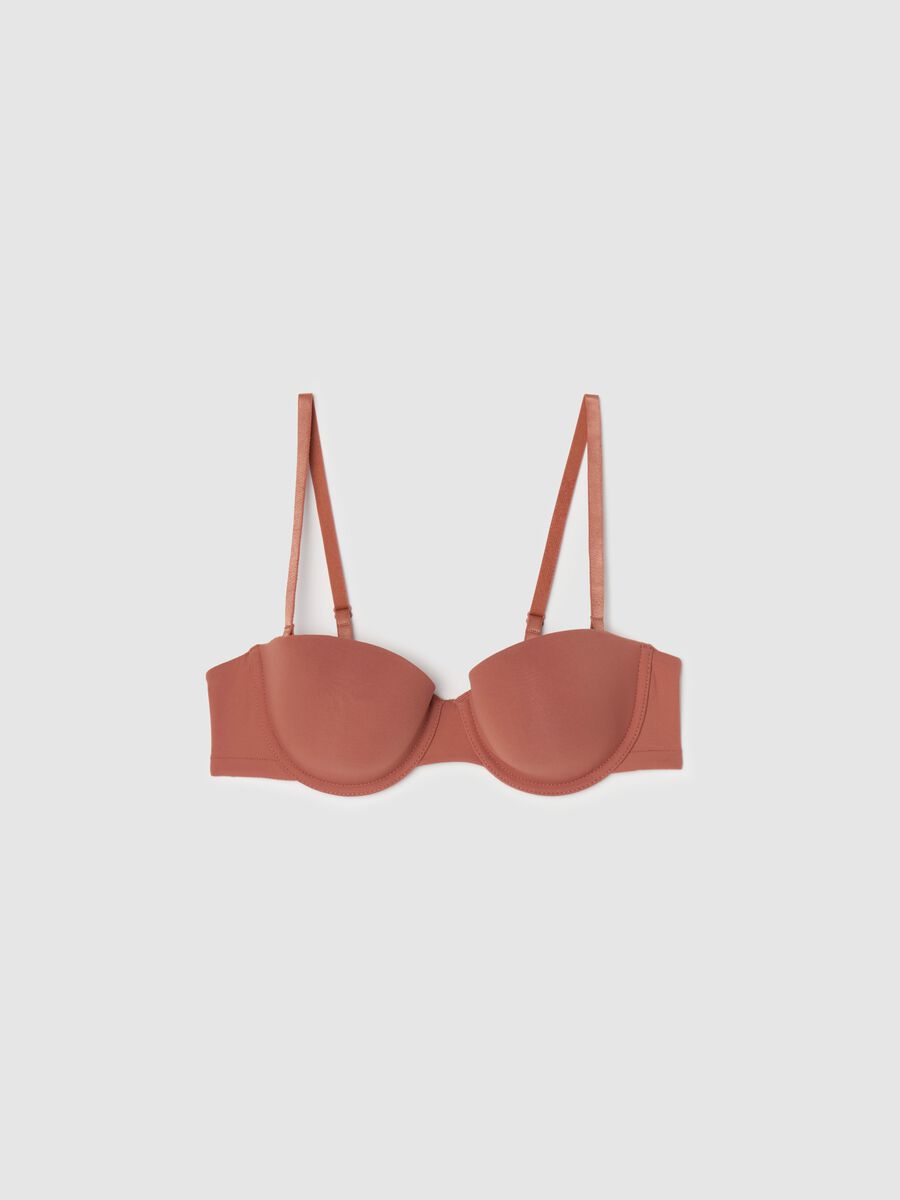 Bandeau bra with underwire_0
