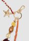 Multicolour keyring with decorative charms_1