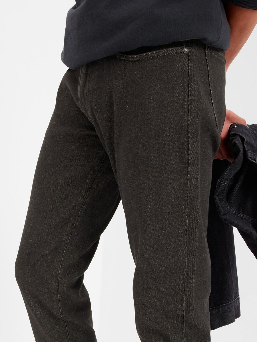 Jeans slim fit in cotone e Lyocell stretch_2
