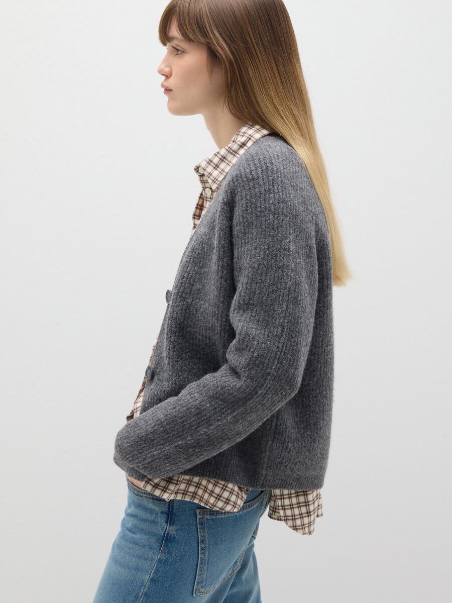 Stretch Grey Cardigan_3