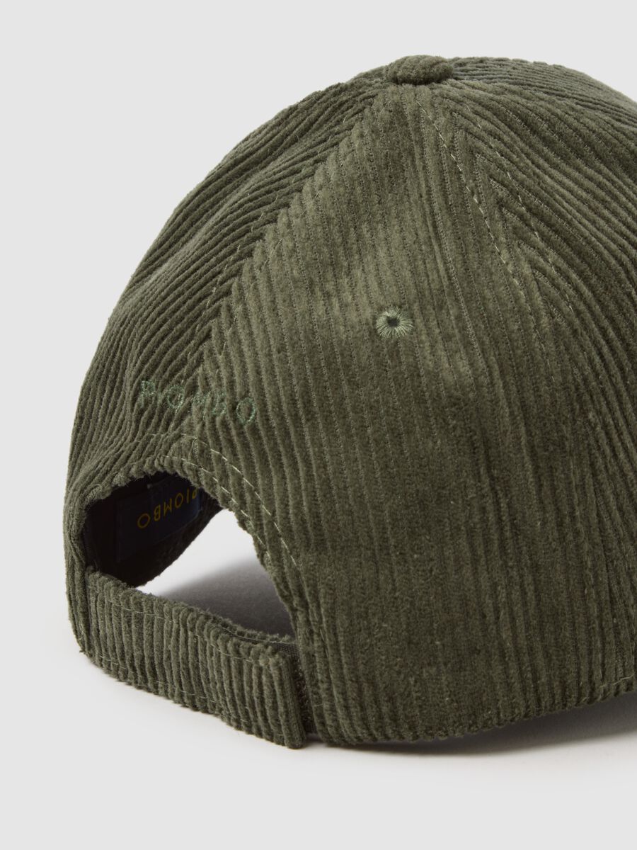 Green pure cotton baseball cap_3