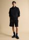 Black full-zip jacket with stretch Easy Dry collar, regular fit_1