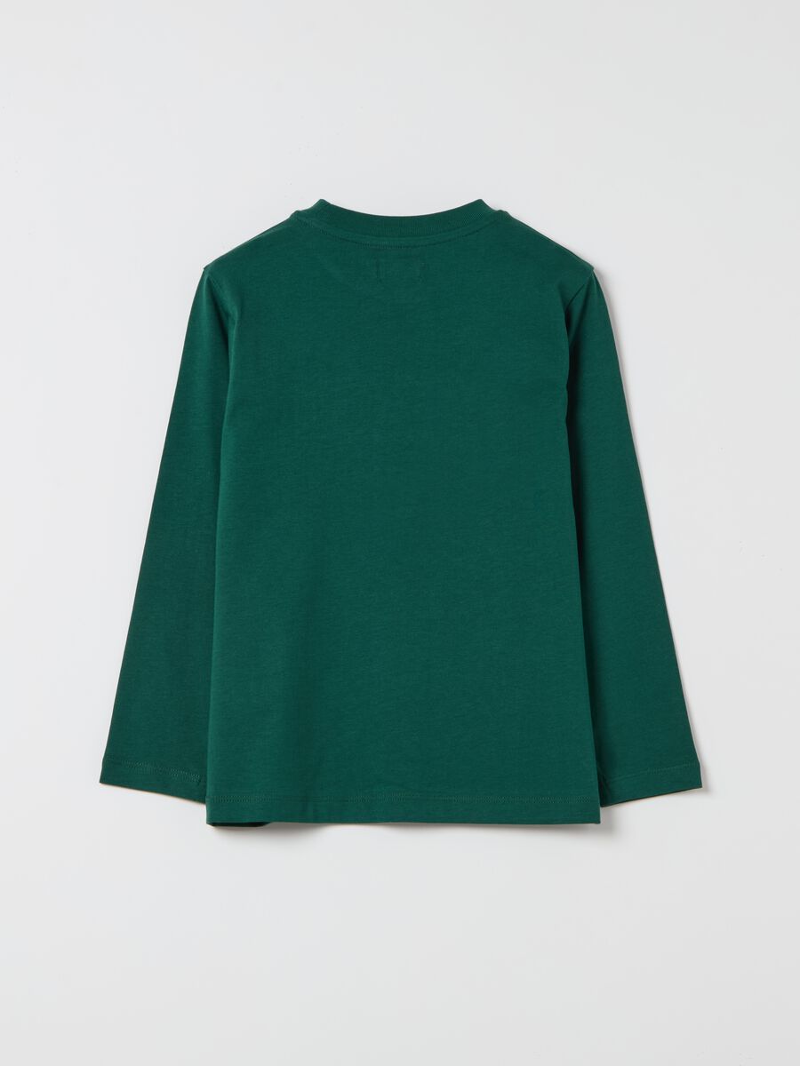 Long-sleeved T-shirt with logo embroidery_4