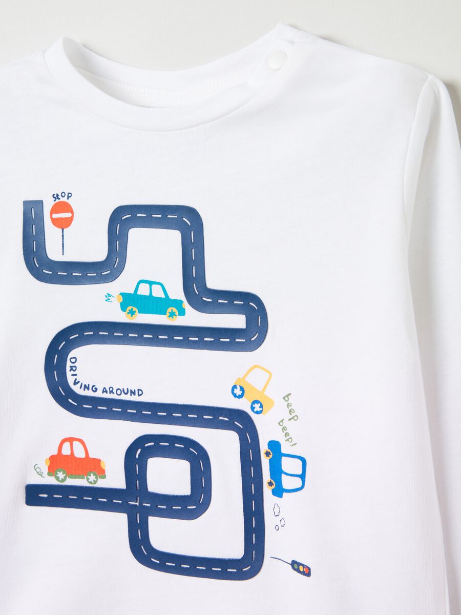 T-shirt a maniche lunghe in cotone_2