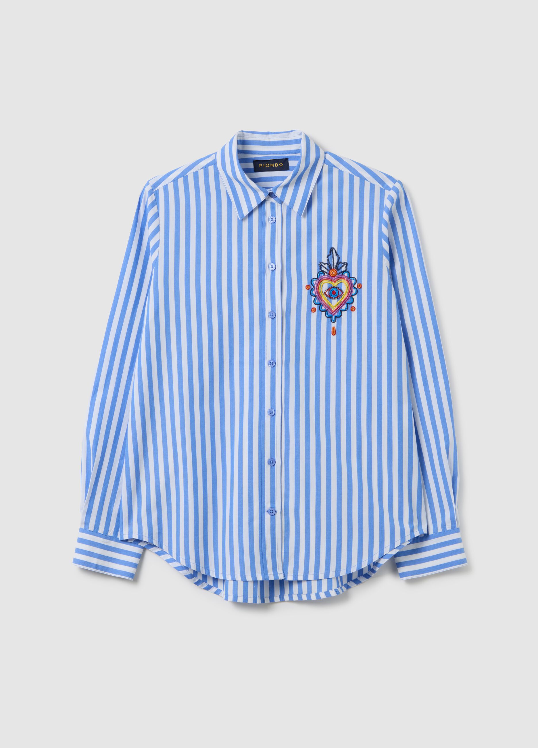 Multicolour pure cotton regular fit shirt