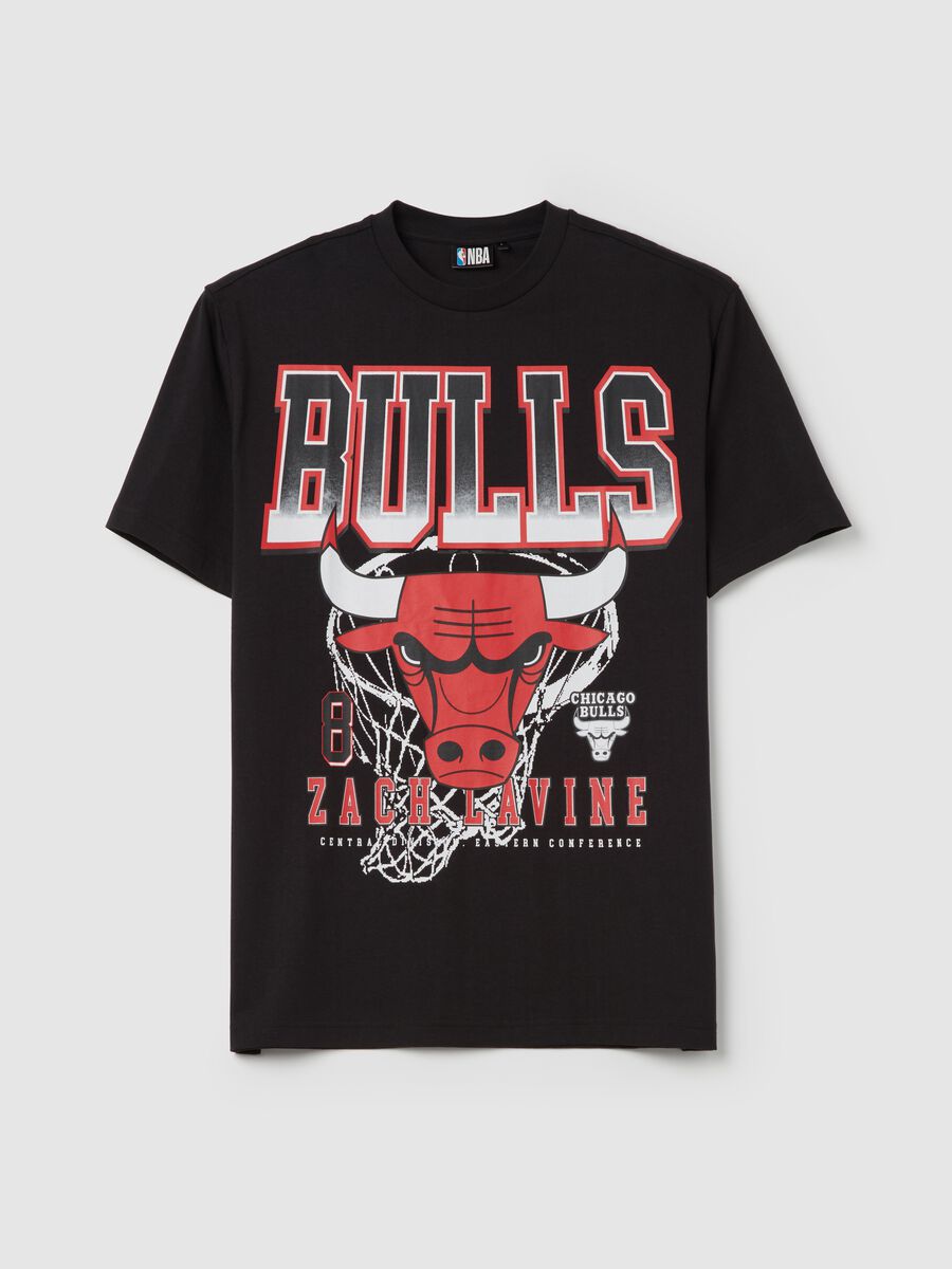 T-shirt with Chicago Bulls print_4