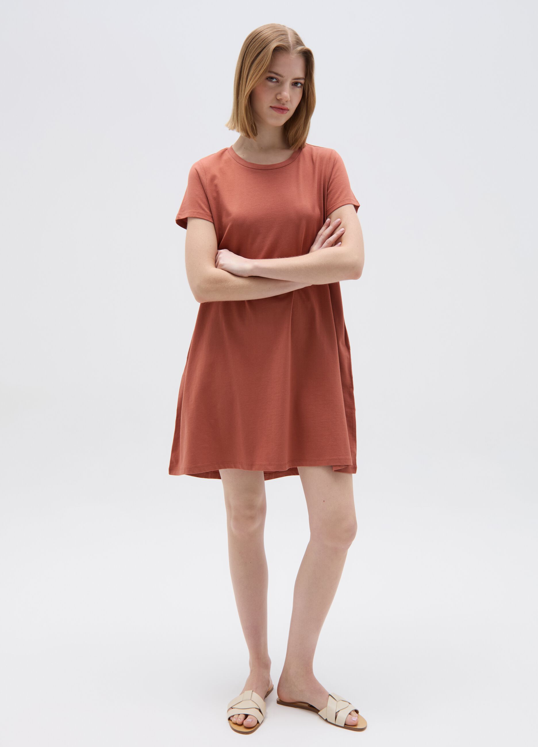 Ovs Vestito Essential corto wide fit