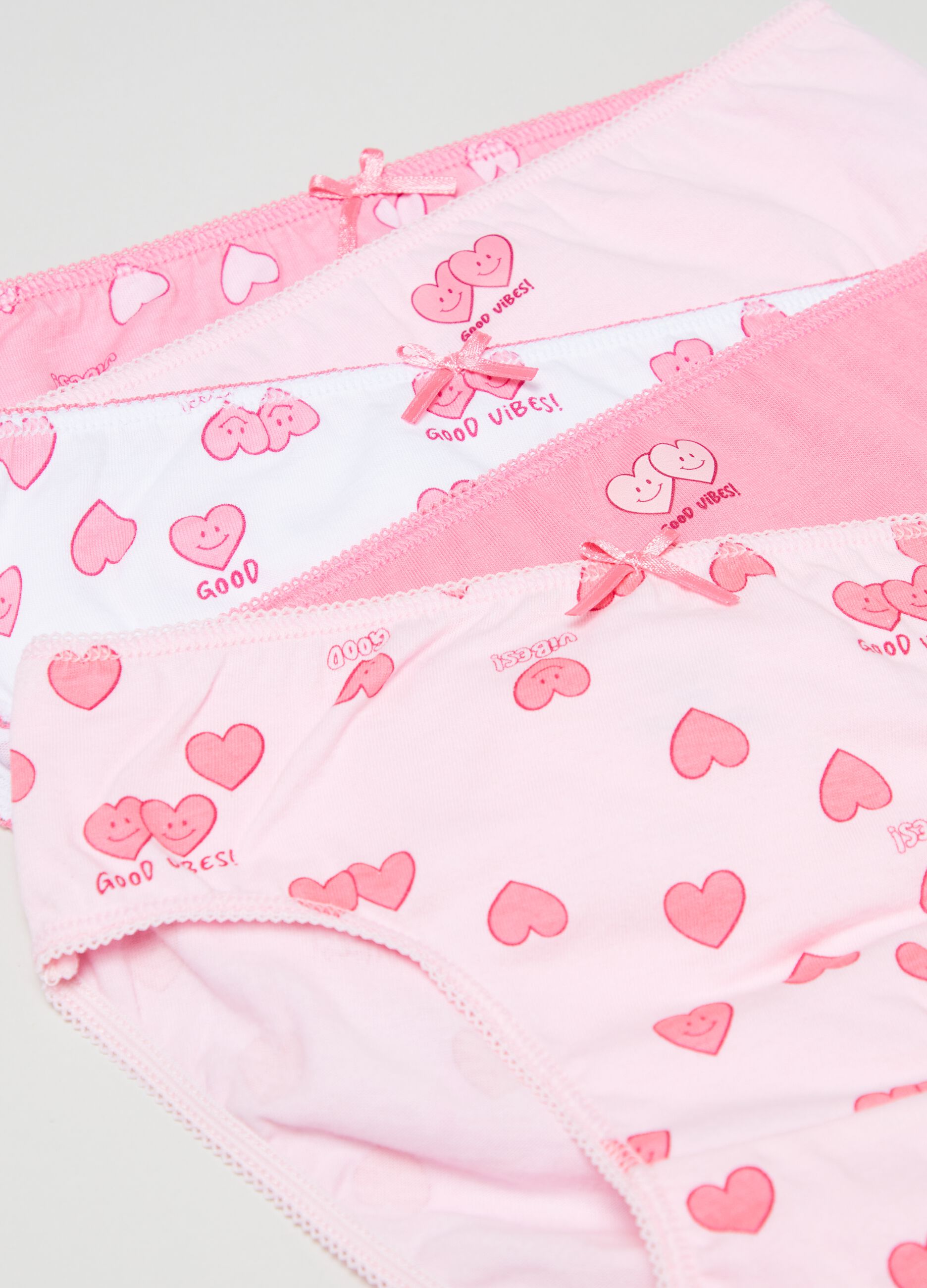 Set cinque slip in cotone con stampa_2