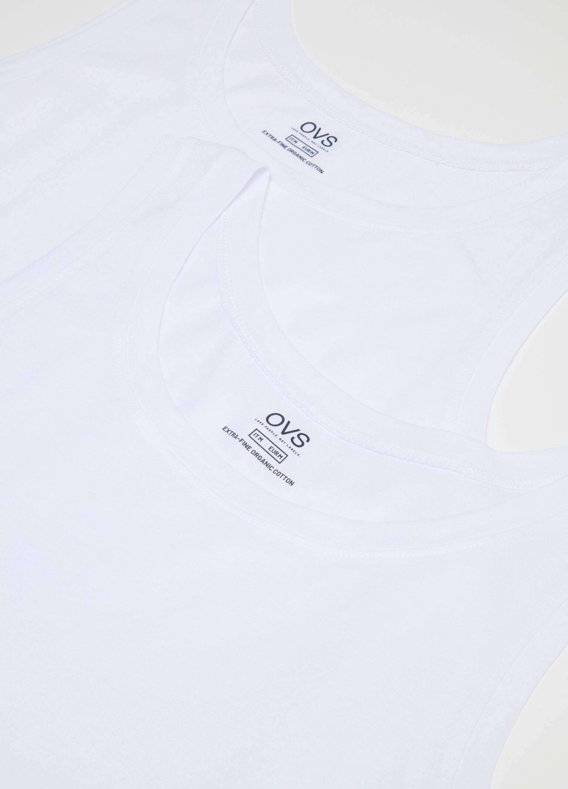 Men's White Regular Fit Pure Cotton Vest