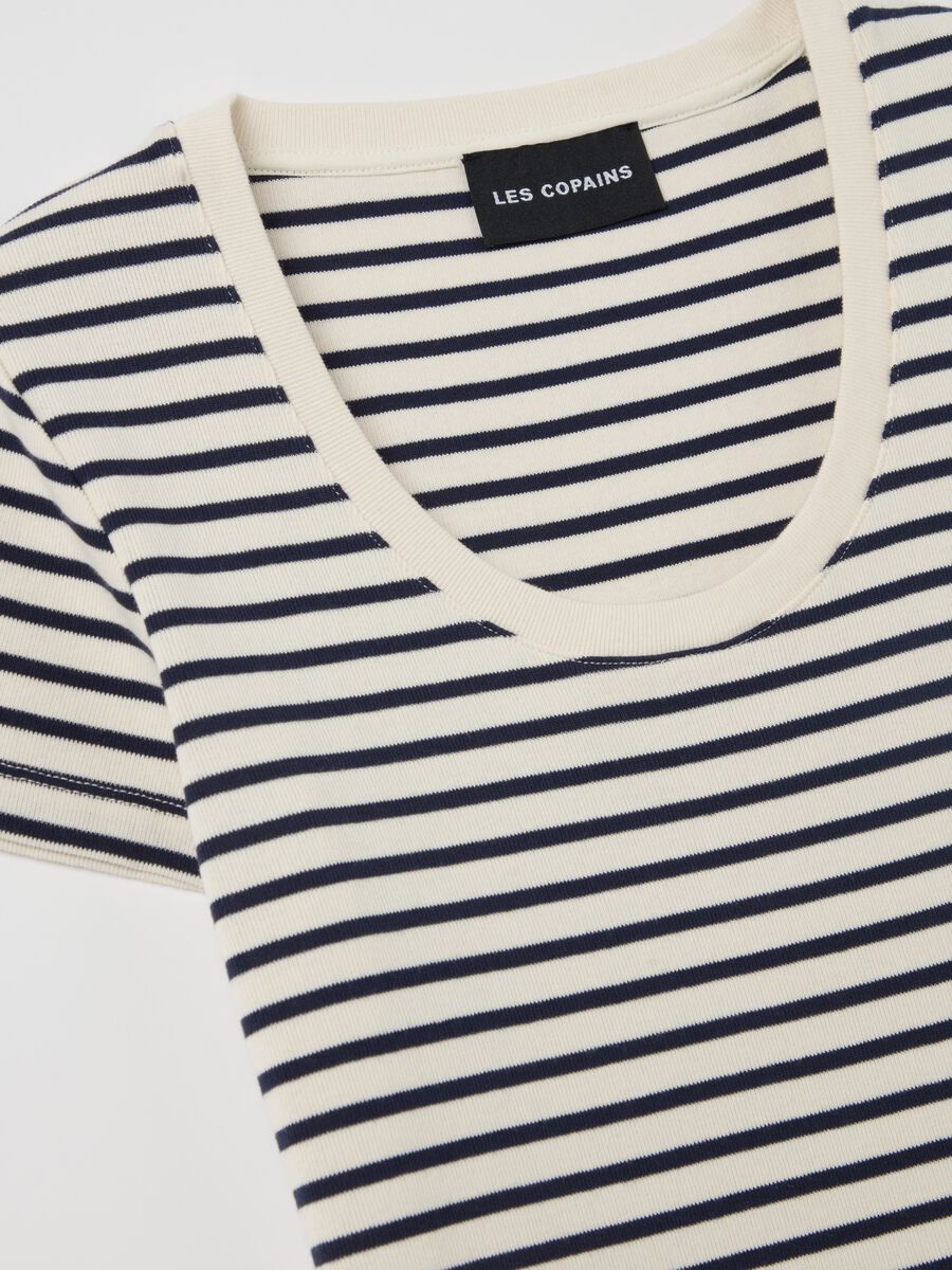 Striped cotton T-shirt_5