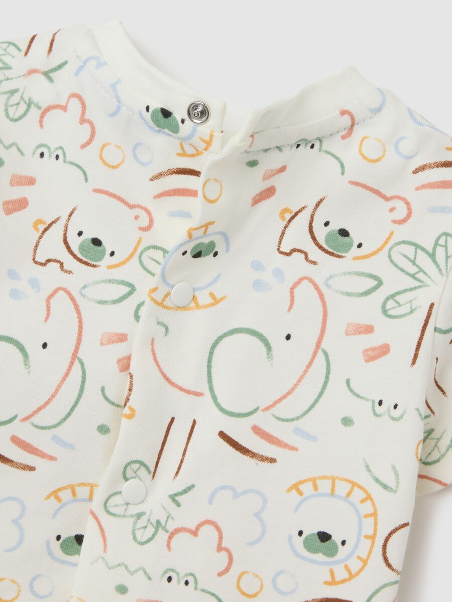 Multi-coloured pure cotton summer outfit for children_3