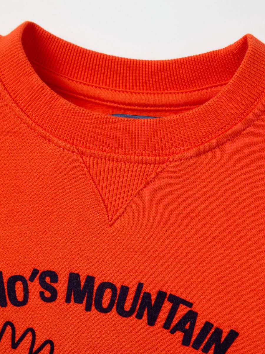 French terry sweatshirt with print_3