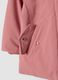 Giacca imbottita rosa con cappuccio e zip idrorepellente_3