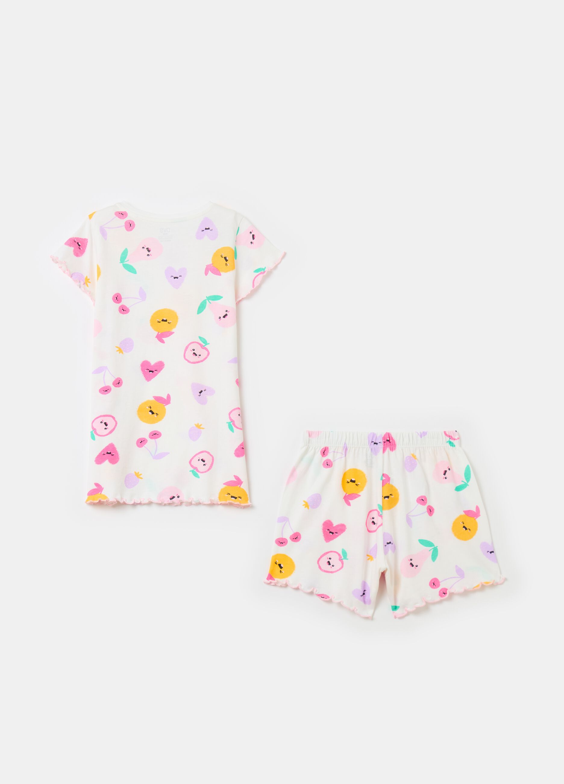 Organic cotton pyjamas with print