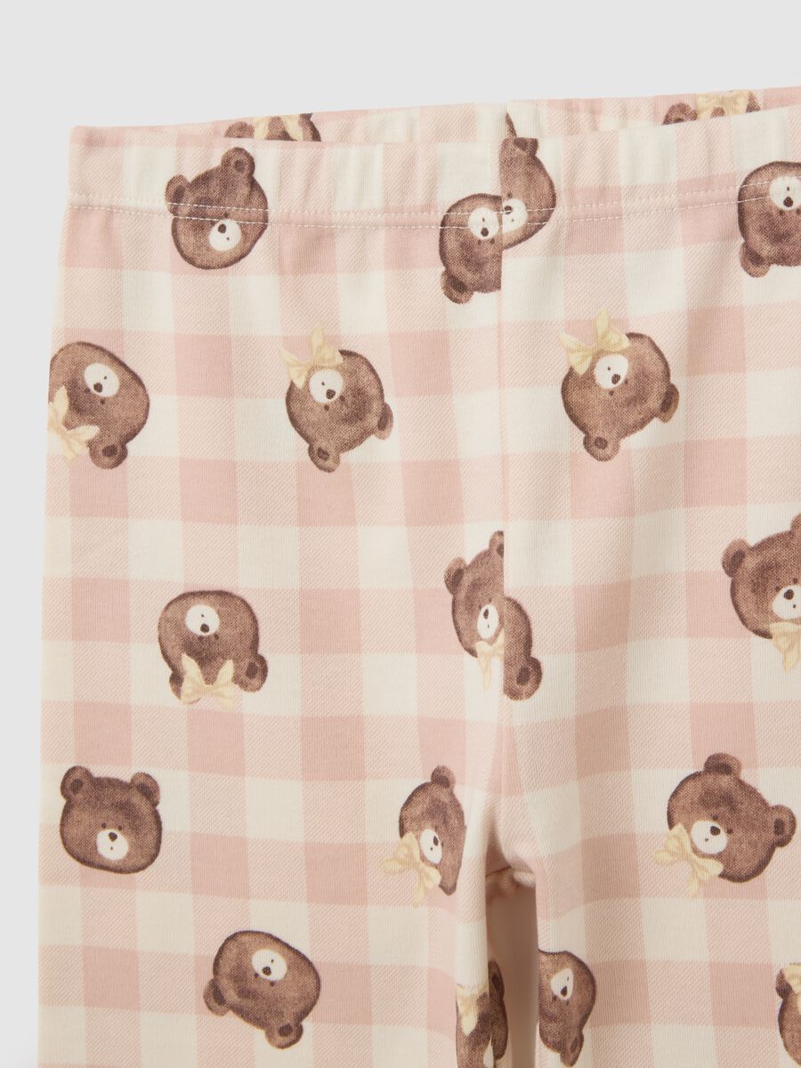 Pigiama da bambina in puro cotone multicolor regular fit_2