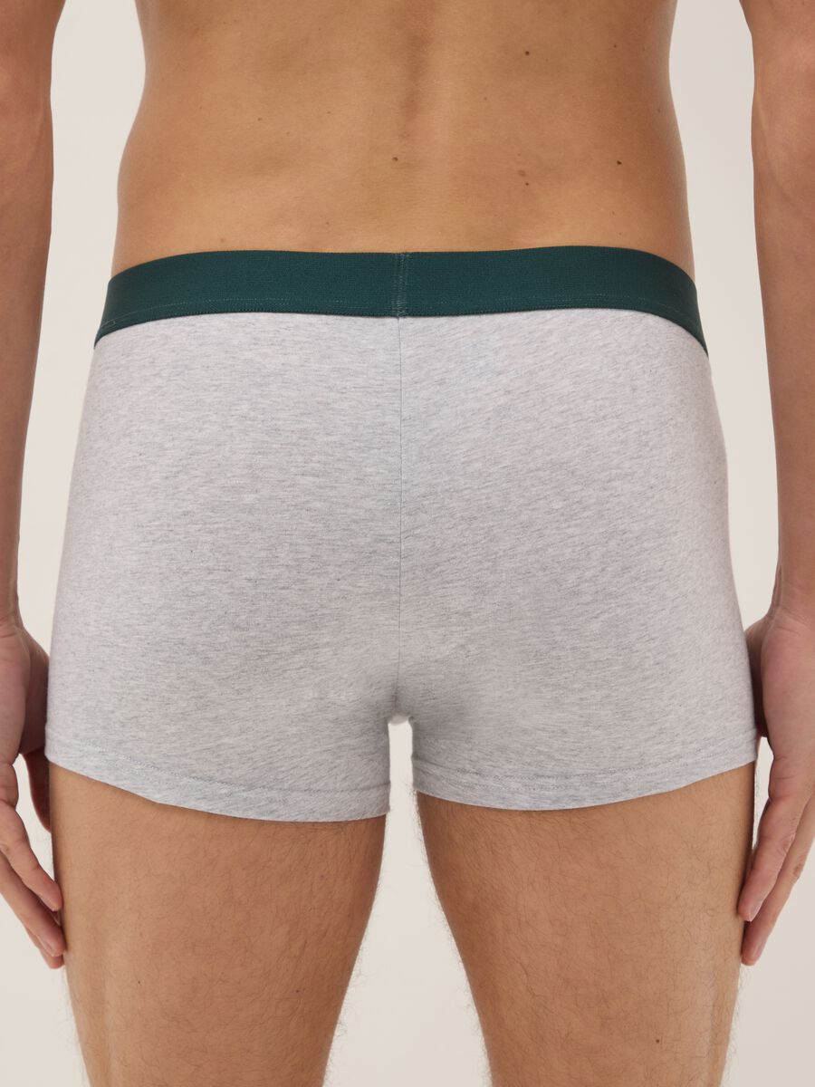 Multicoloured stretch cotton regular fit boxer trio_2