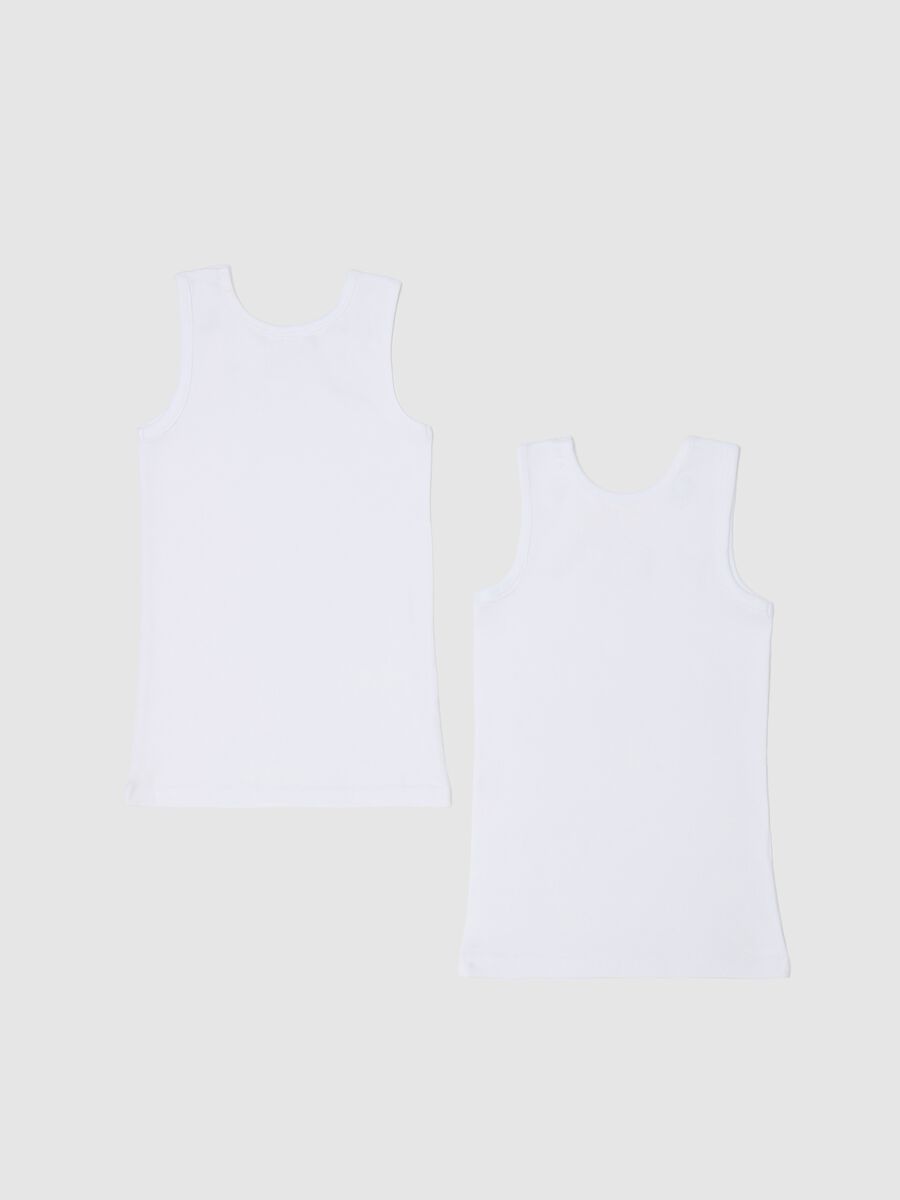Two-pack racer back vests with round neck_1