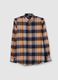 Flannel shirt with check pattern_4