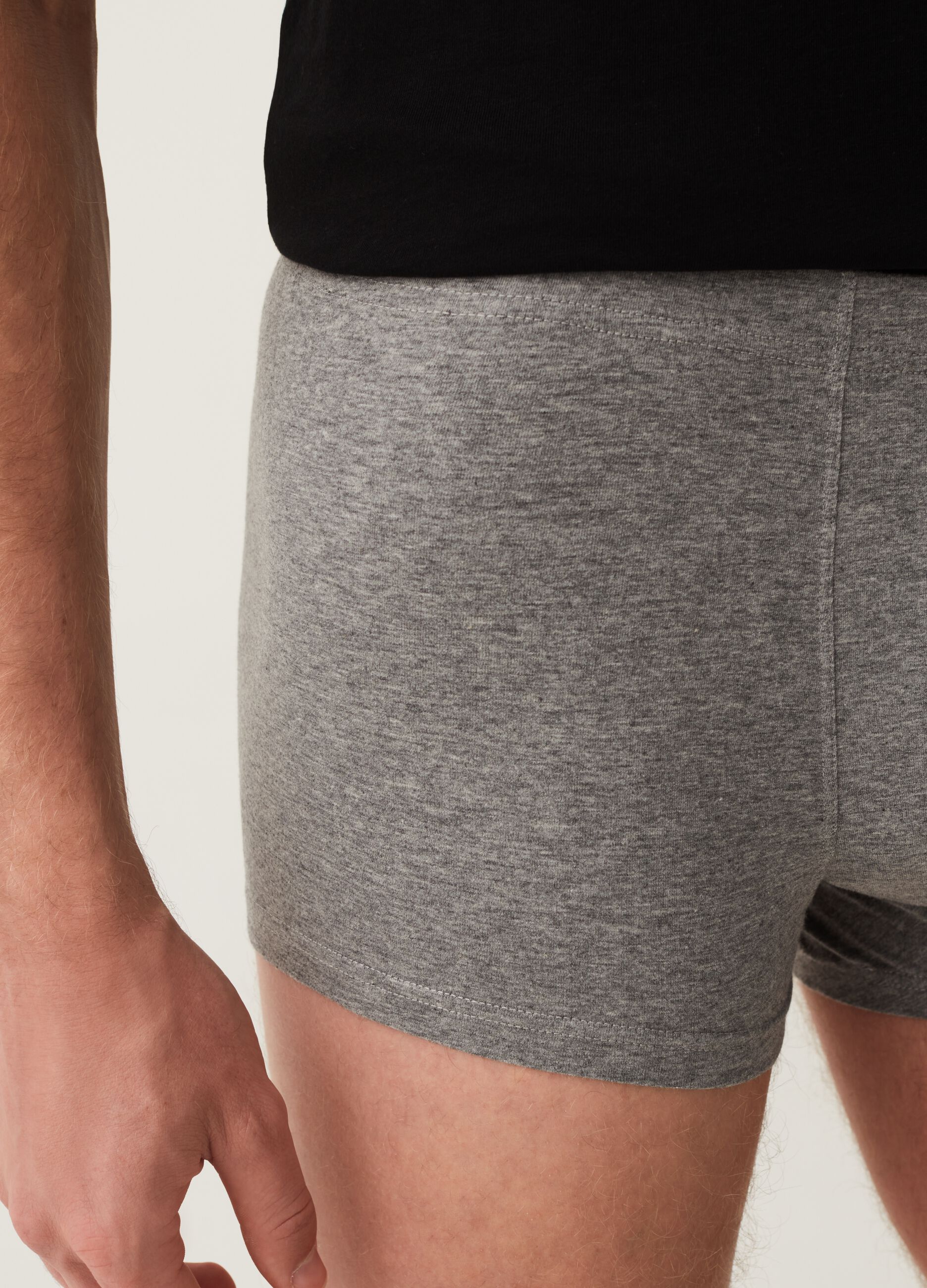Tripack boxer in cotone bio stretch