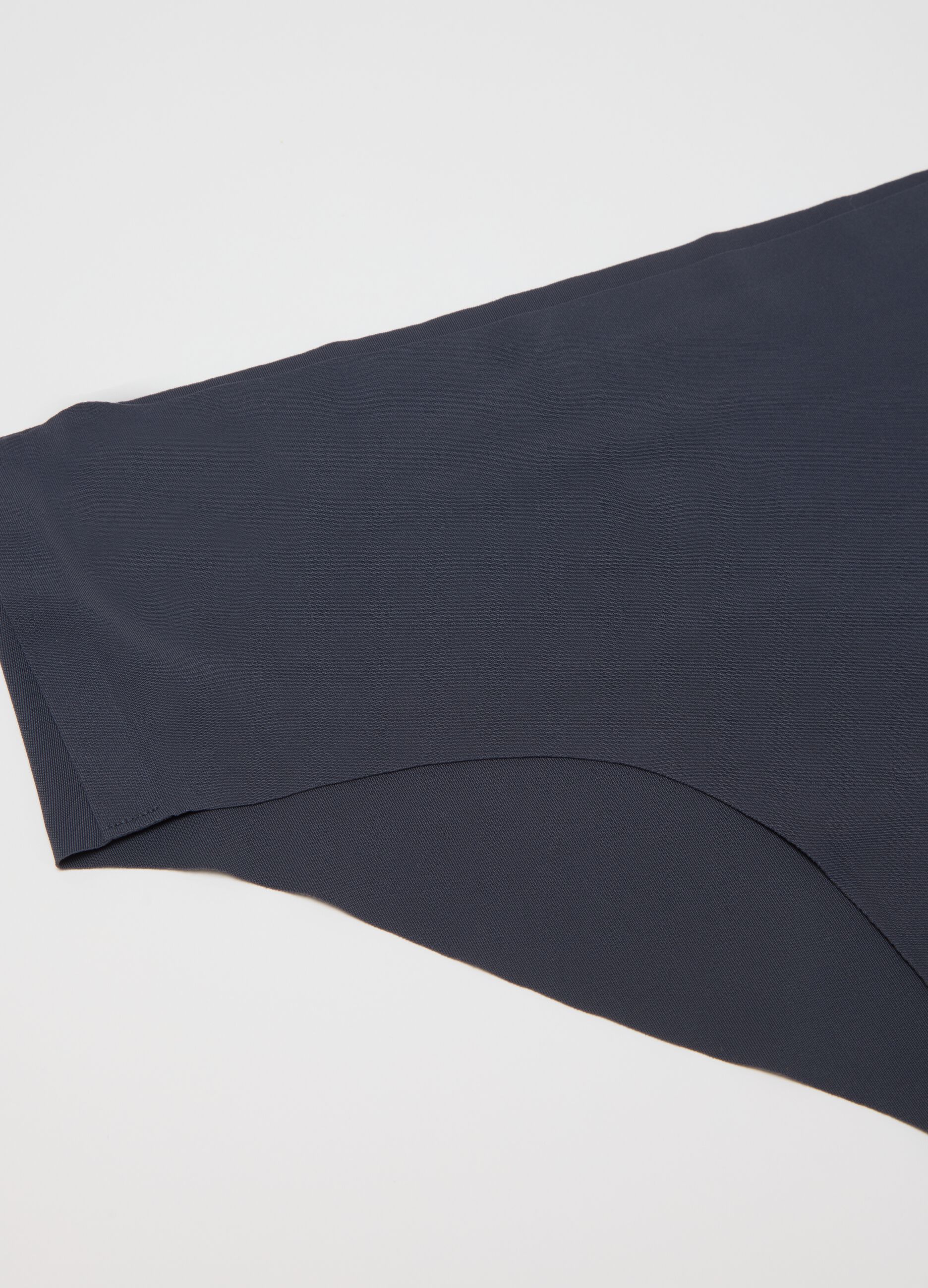 Slip blu a vita alta