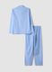 Light blue organic cotton pyjamas with collar_5