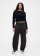 Wide Black Cotton Trousers_4