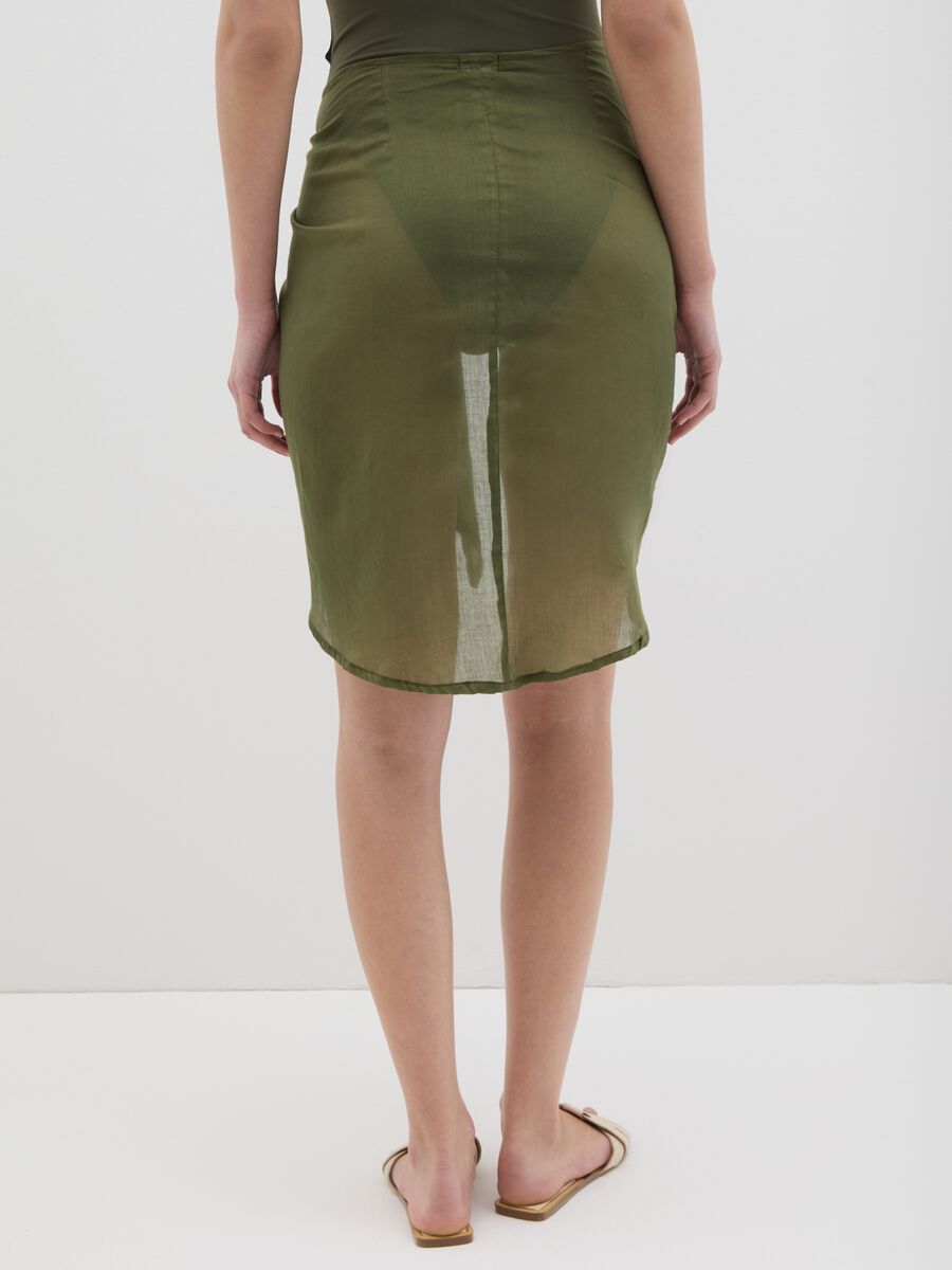 Green cotton cover-up from Ovs_3