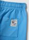 Blue pure cotton regular fit children's shorts_3