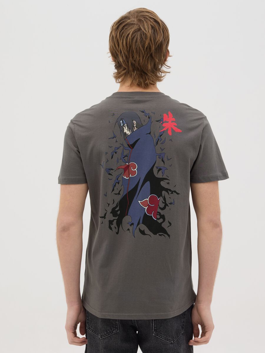 Grey T-shirt with Naruto print_2