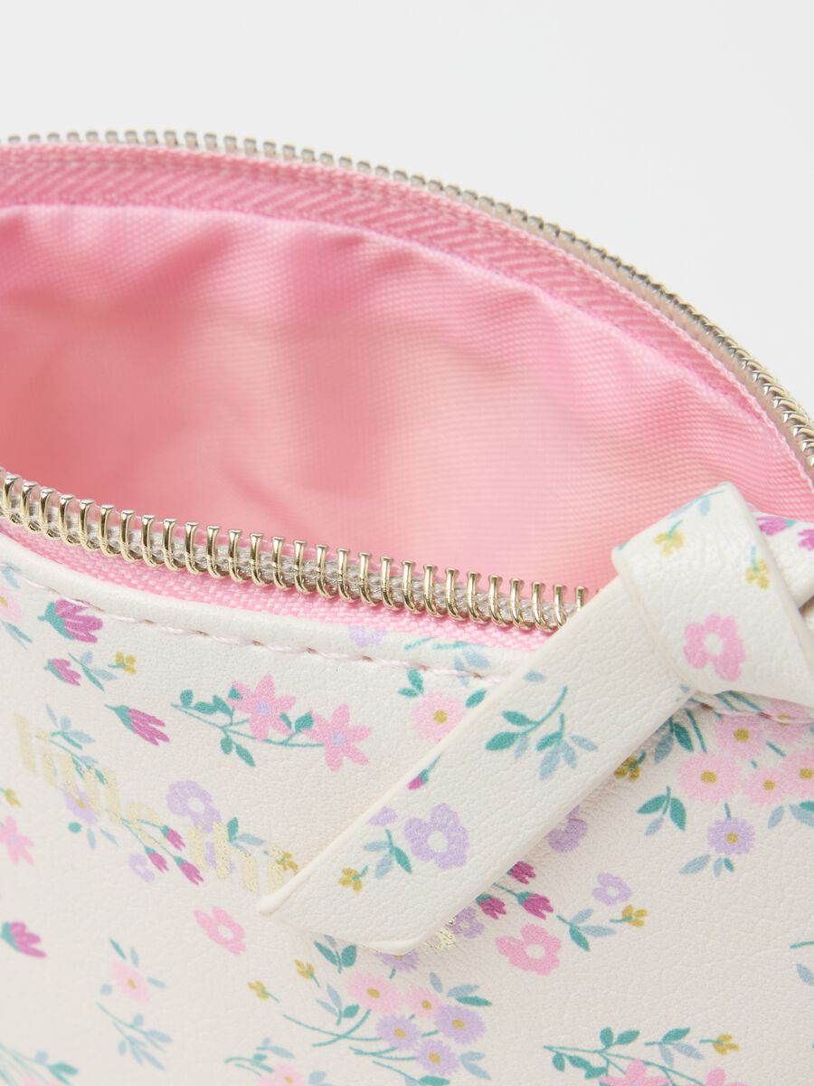 Coin purse with small flowers print_2