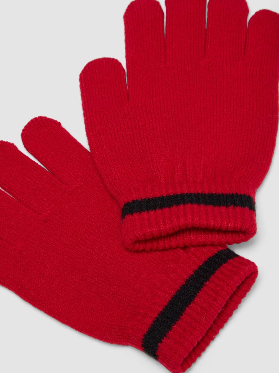Red MARVEL Spider-Man Print Gloves_2