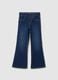 Girls' Flare Denim Blue Jeggings_0