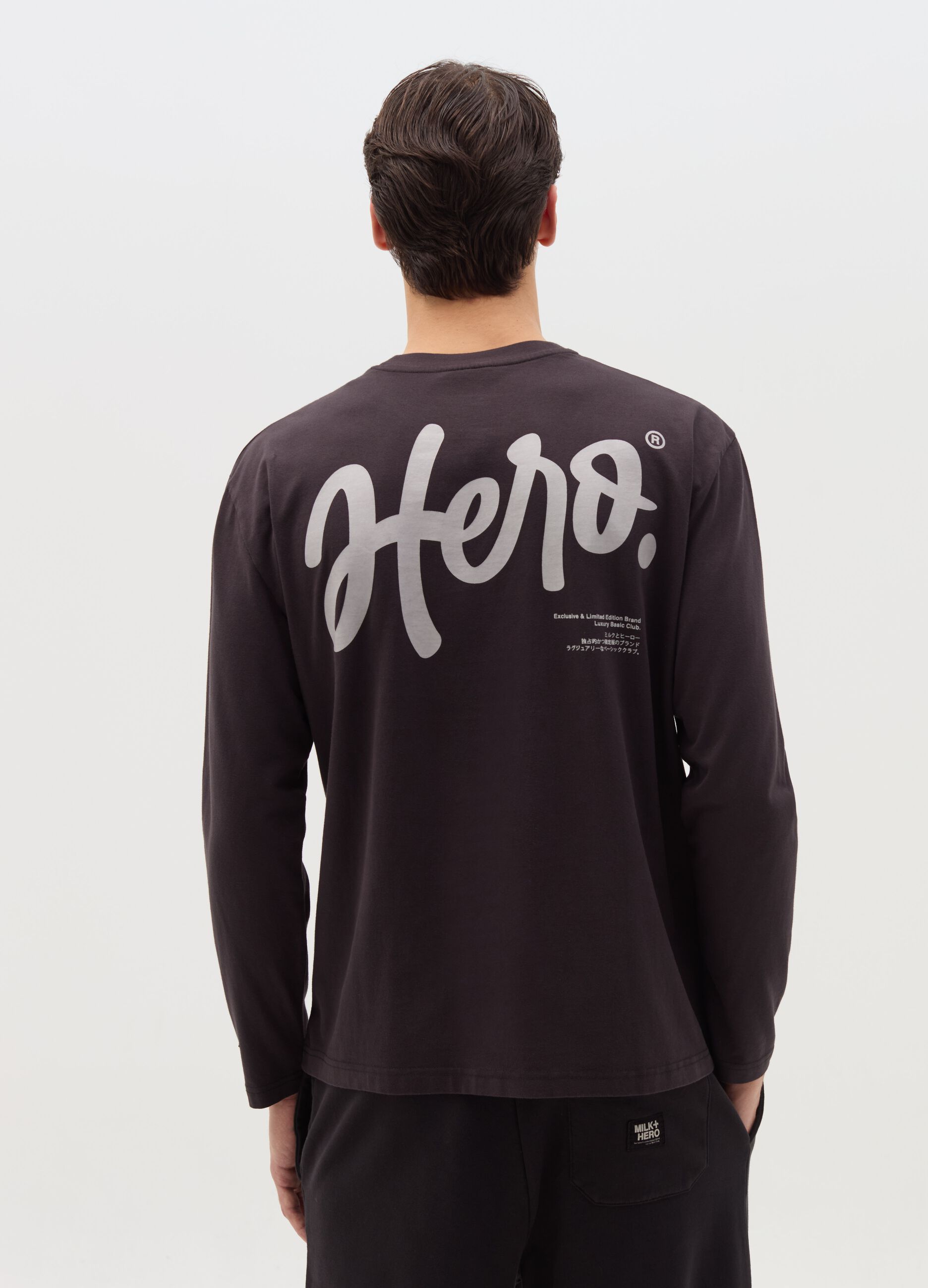 Long-sleeved T-shirt with print