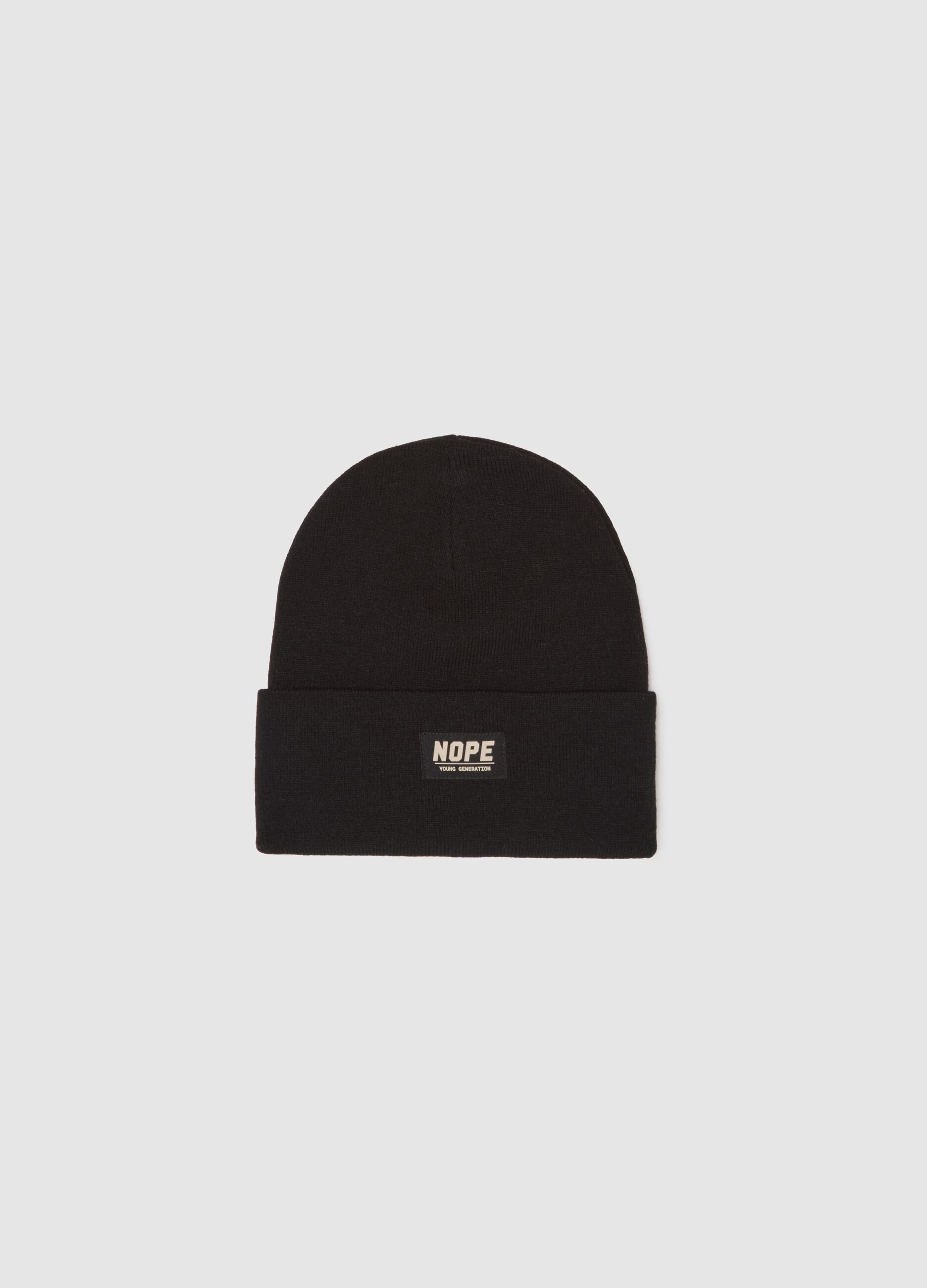 Children's Black Knitted Hat