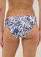 Blue and beige stretch bikini bottoms_2