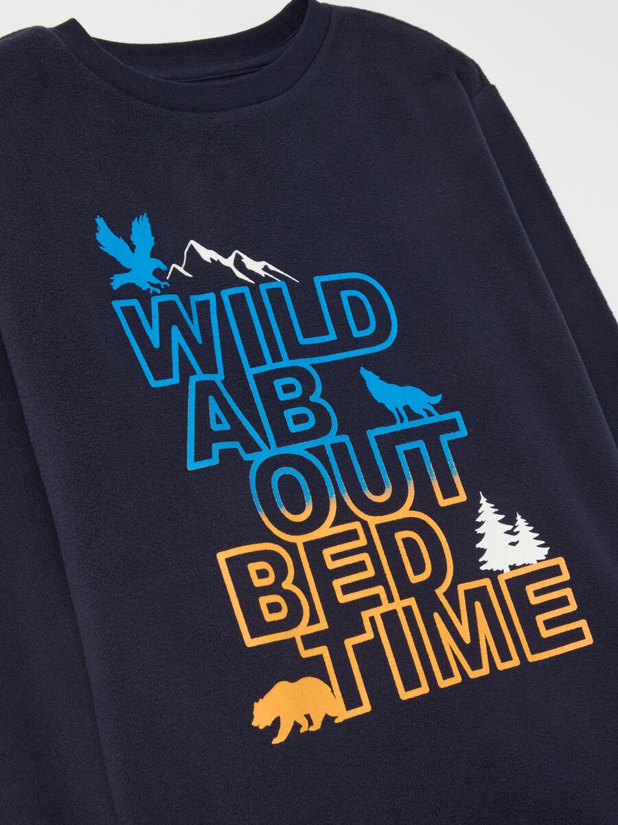 Fleece pyjamas with print_3
