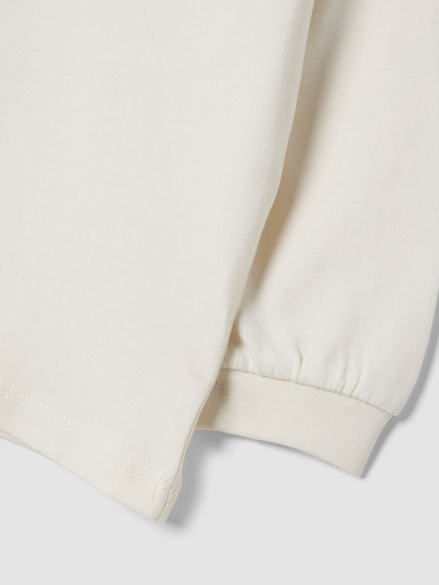 White crew-neck T-shirt in pure organic cotton_3