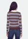 Multicolour striped viscose-blend fitted polo-collar knit_2