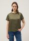 Green crew-neck regular fit T-shirt_1
