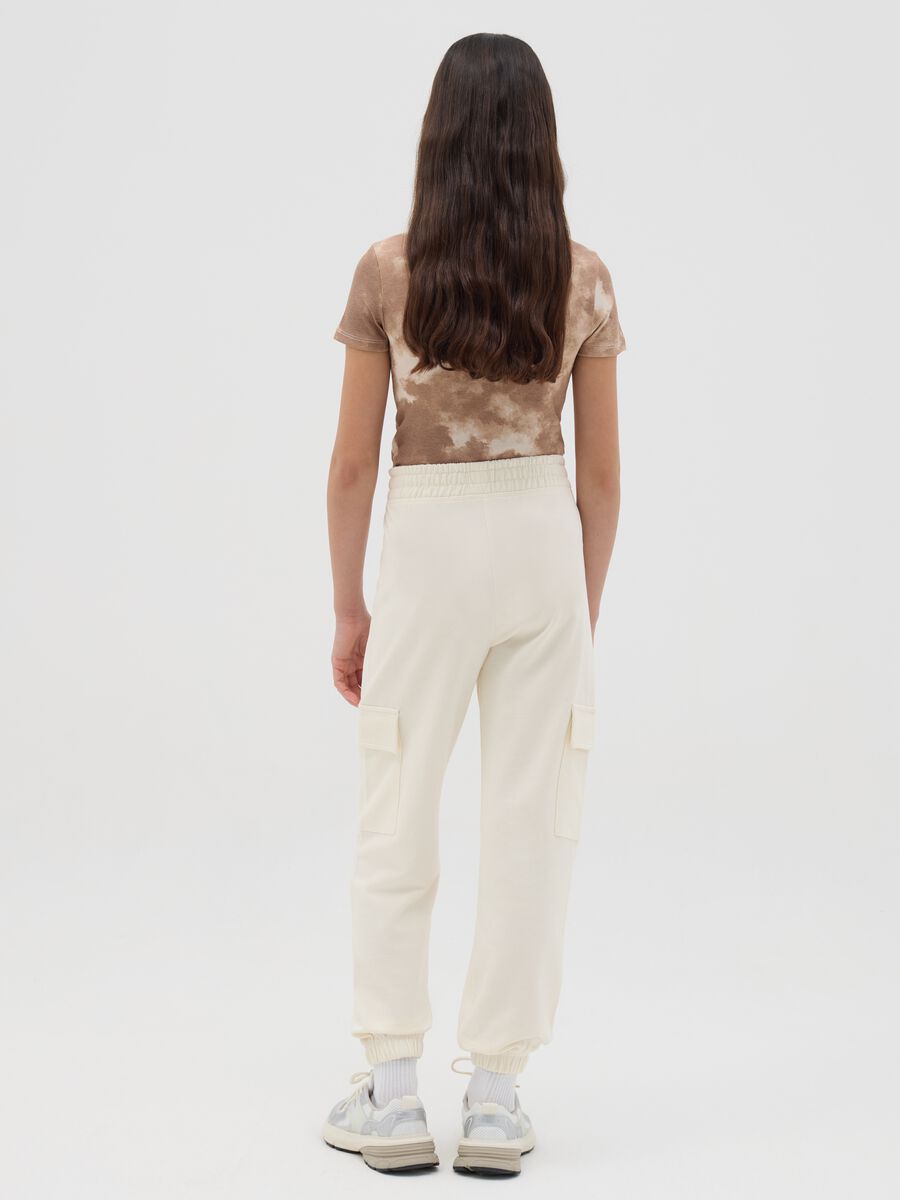 Cargo joggers with elasticated trims_3