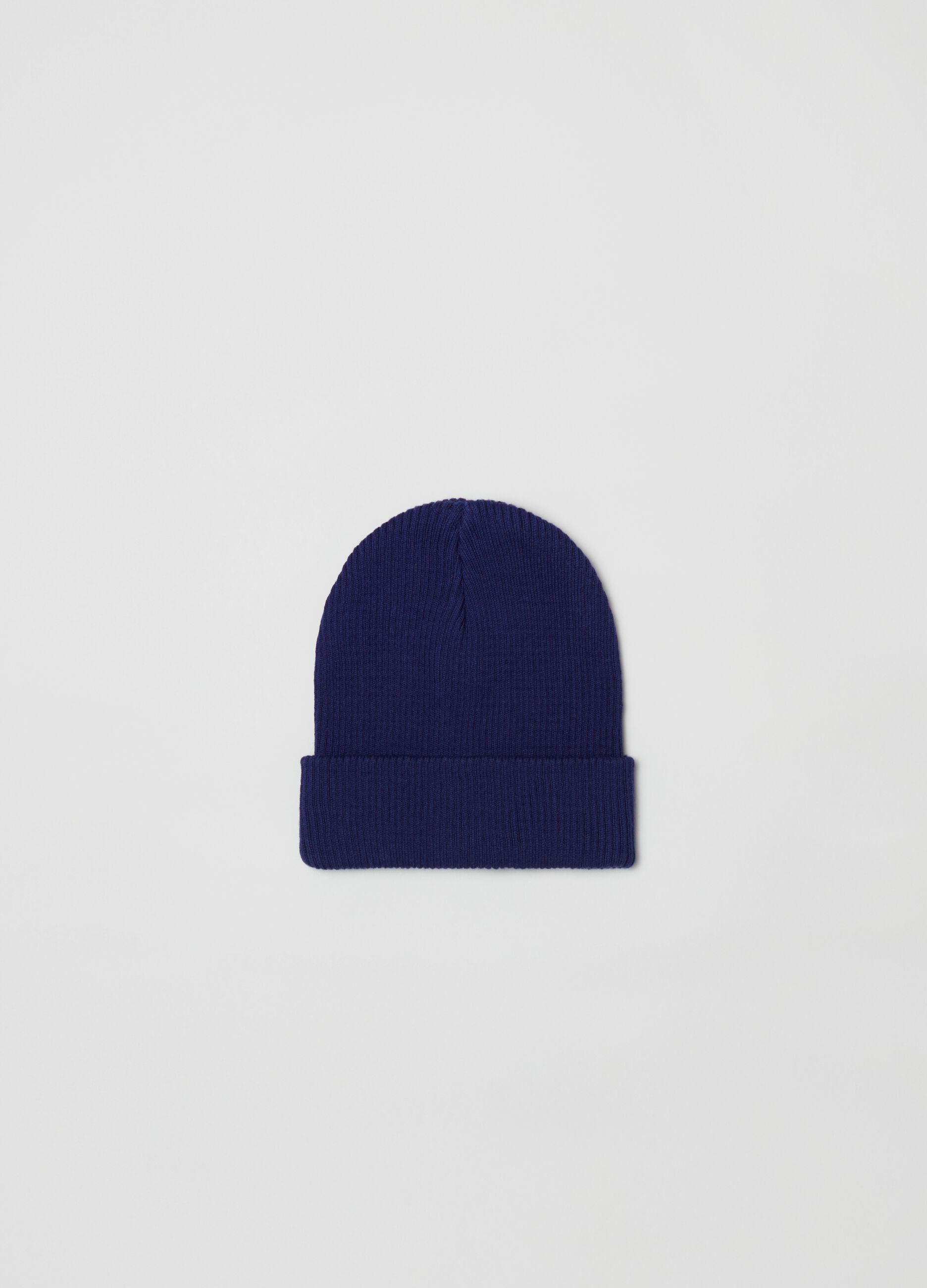 Ribbed cotton hat