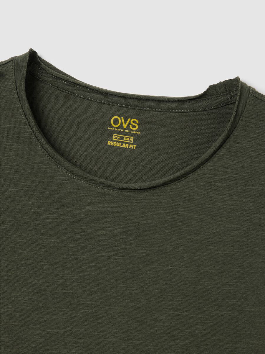 Military Green Pure Cotton T-Shirt_5