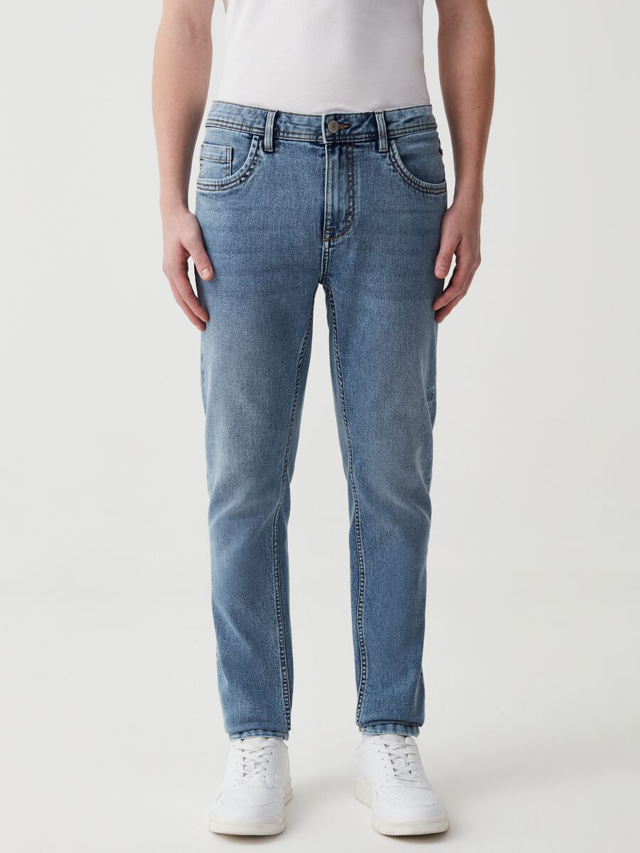 Jeans super skinny fit cinque tasche_1